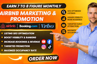 airbnb marketing airbnb promotion listing seo optimization boost booking