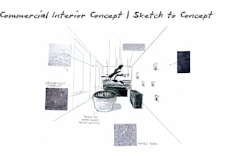 design an interior concept for your small commercial space or store