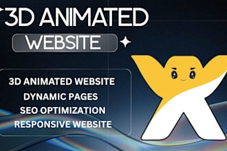 redesign wix website with advanced wix animation and interactive 3d elements