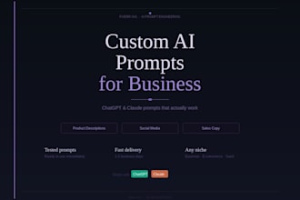 create powerful custom ai prompts for chatgpt and claude