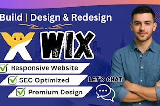 design and redesign a responsive wix website design