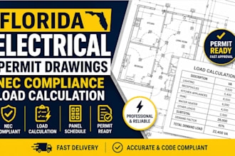create florida electrical drawing nec load calculation panel schedule sld