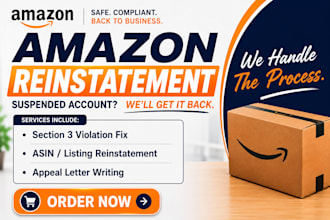 reinstate amazon suspended account fix section 3 asin intellectual property poa