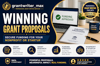 secure funding with a powerful grant proposal for nonprofit or startup