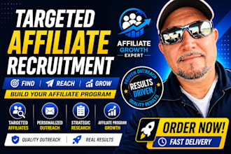 recruit targeted affiliates for your affiliate program