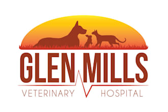 design surprising logo for glen mills veterinary hospital