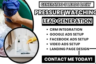 pressure washing leads, pressure washing facebook ads, google ads, video ads