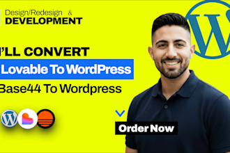 convert lovable to wordpress or base 44 to wordpress