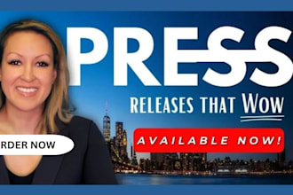 write a professional press release that gets media attention