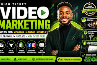create high ticket video ads sales funnels shopify marketing that converts