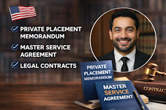 draft master service agreement msa for US businesses vendors and saas companies