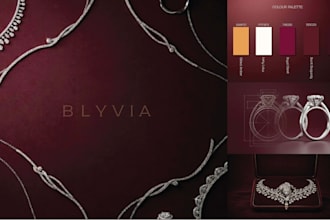 design a luxury brand identity and visual identity system