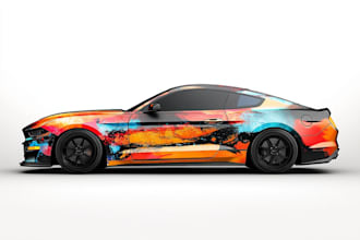 vehicle wrap car wrap van truck wrap design