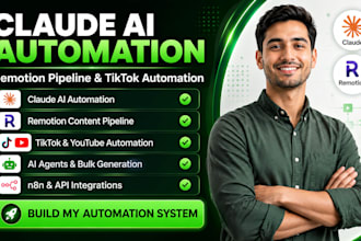 claude code ai video generation, remotion automation, claude ai automation