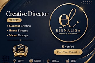 be your creative director for brand and content strategy
