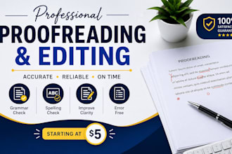 proofread and edit your document