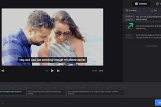 adding subtitles or captions to your video