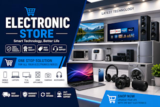 design an electronics store website