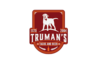 design best quality tacos and beer bar logo