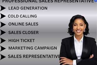 be your expert high ticket sales closer b2b sales representative sales closer