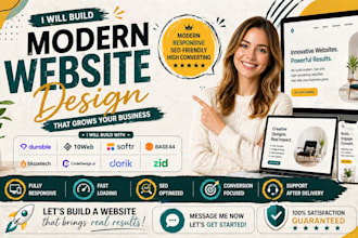 design dorik durable softr 10web base44 tilda wix blazetech landing page website