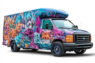 draw car wrap vehicle wrap truck wrap racing car wrap