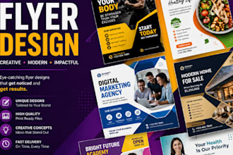 design a custom flyer to showcase your products or services