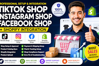 setup tiktok seller center meta shop with shopify product catalog sync