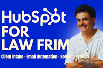 setup hubspot crm client intake automation for law firms