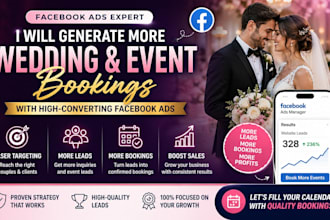 generate more wedding and event bookings with facebook ads