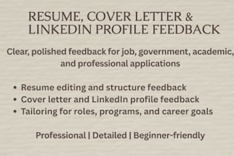 write a professional resume and linkedin profile