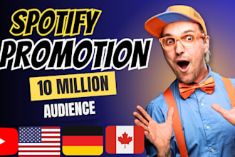 do lifetime spotify music promotion, youtube USA video promotion