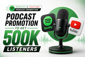 do instant trending youtube video podcast promotion spotify promotion