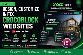 design dynamic wordpress sites with crocoblock and elementor