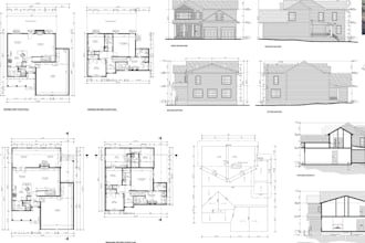 provide professional architectural, structural,and mepdrawings for city approval