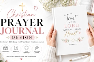 design christian prayer journals and daily devotional books