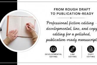 line and copy edit your fantasy, urban romance, and litrpg fiction novel