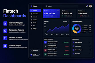 build a fintech dashboard or financial web application