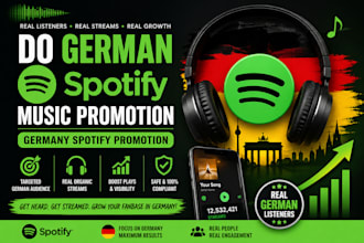 do german spotify music promotion, germany spotify promotion