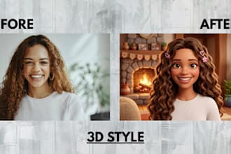 create custom pixar style or historical portraits