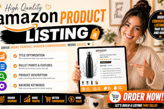 product listing pictures listing optimization professional listing