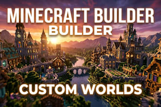 build amazing minecraft house, cities, and custom structures