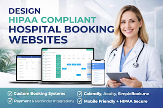 design hipaa acuity scheduling clendly simplebookme hospital booking website