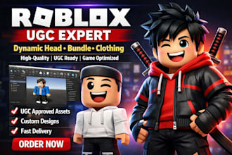 do wearable roblox ugc bundle, dynamic head, roblox clothing
