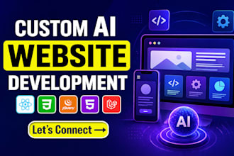 build your custom ai website