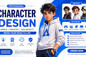 design unique ai characters