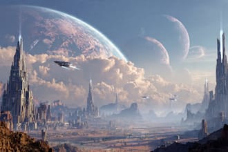 concept art for science fiction