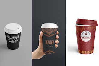 do unique paper coffee cup, paper cup, ice cream cups design