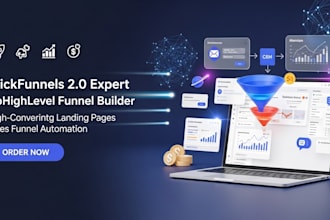 build clickfunnels 20 and gohighlevel sales funnel, landing page expert