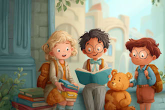 create whimsical and professional children books